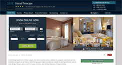 Desktop Screenshot of principehotel-venice.com